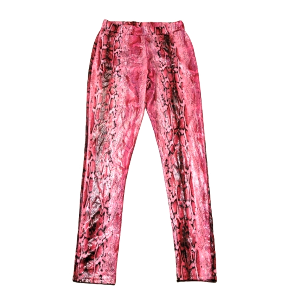 New U.O. snake tight pants. Medium. Pink.